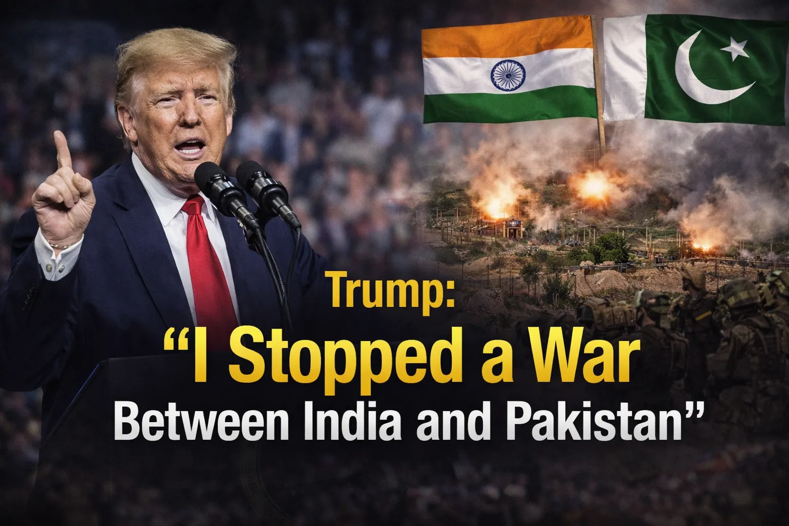 “I Stopped a War”: Trump Reopens an Old Claim on India-Pakistan Tensions