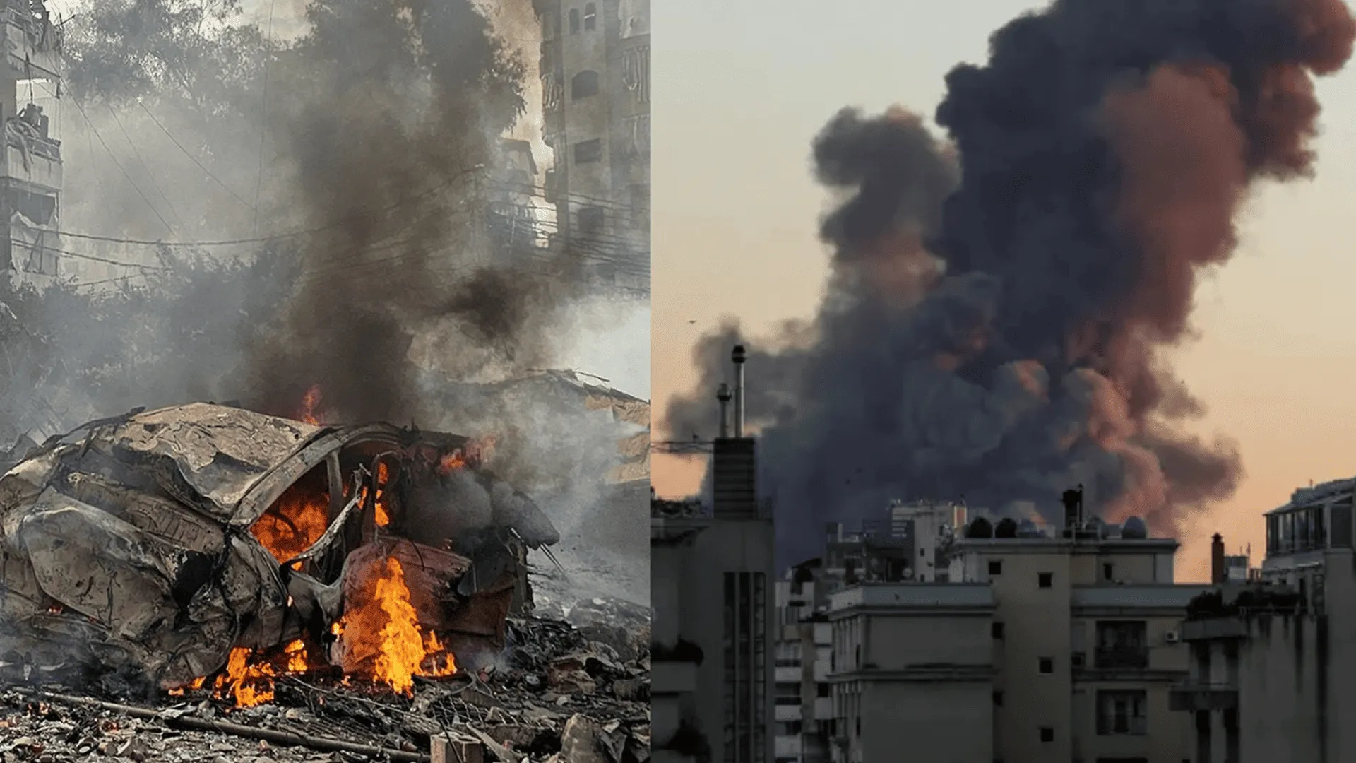 Israel Strikes Beirut After Hezbollah Rockets and Drones: News Today